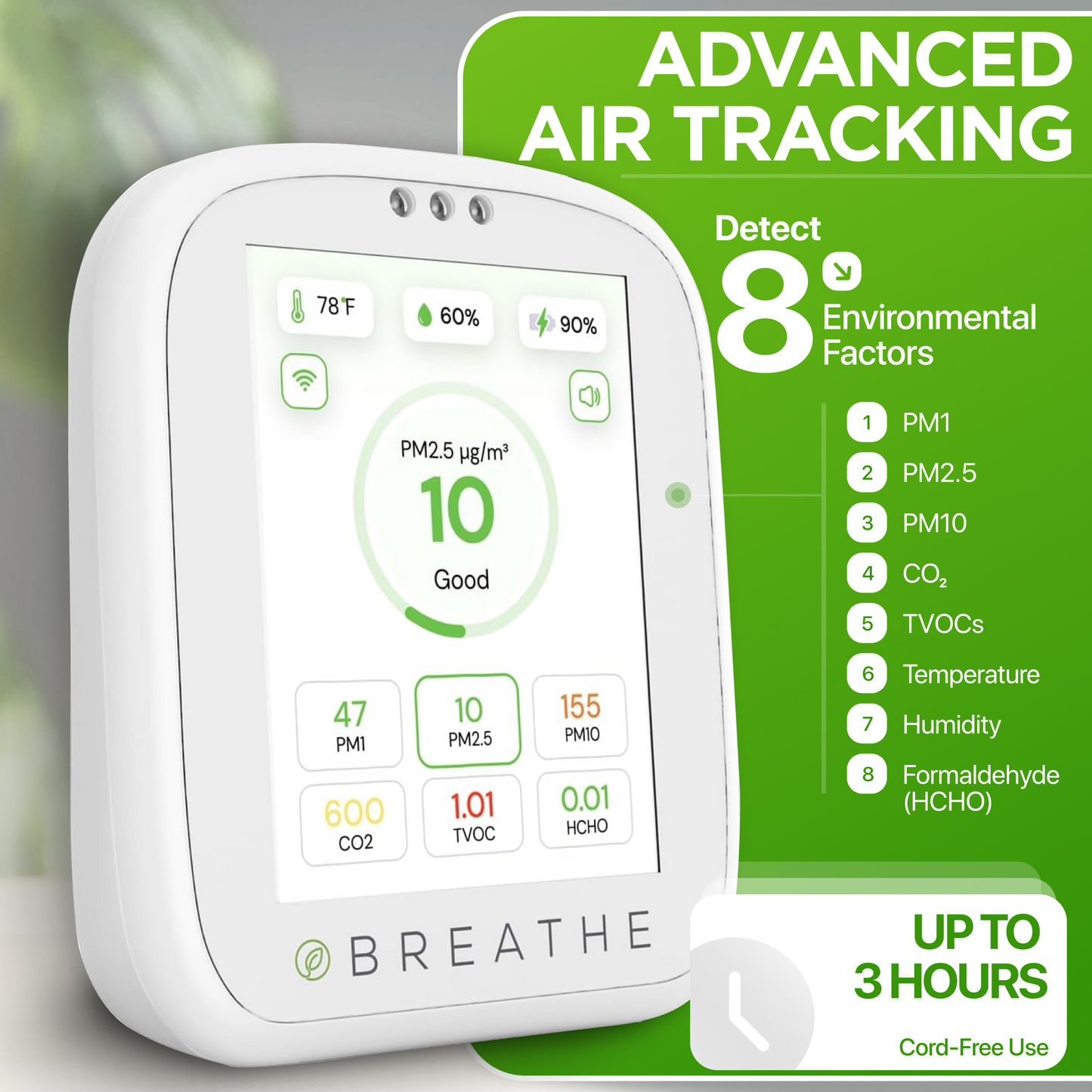 BREATHE Airmonitor Plus
