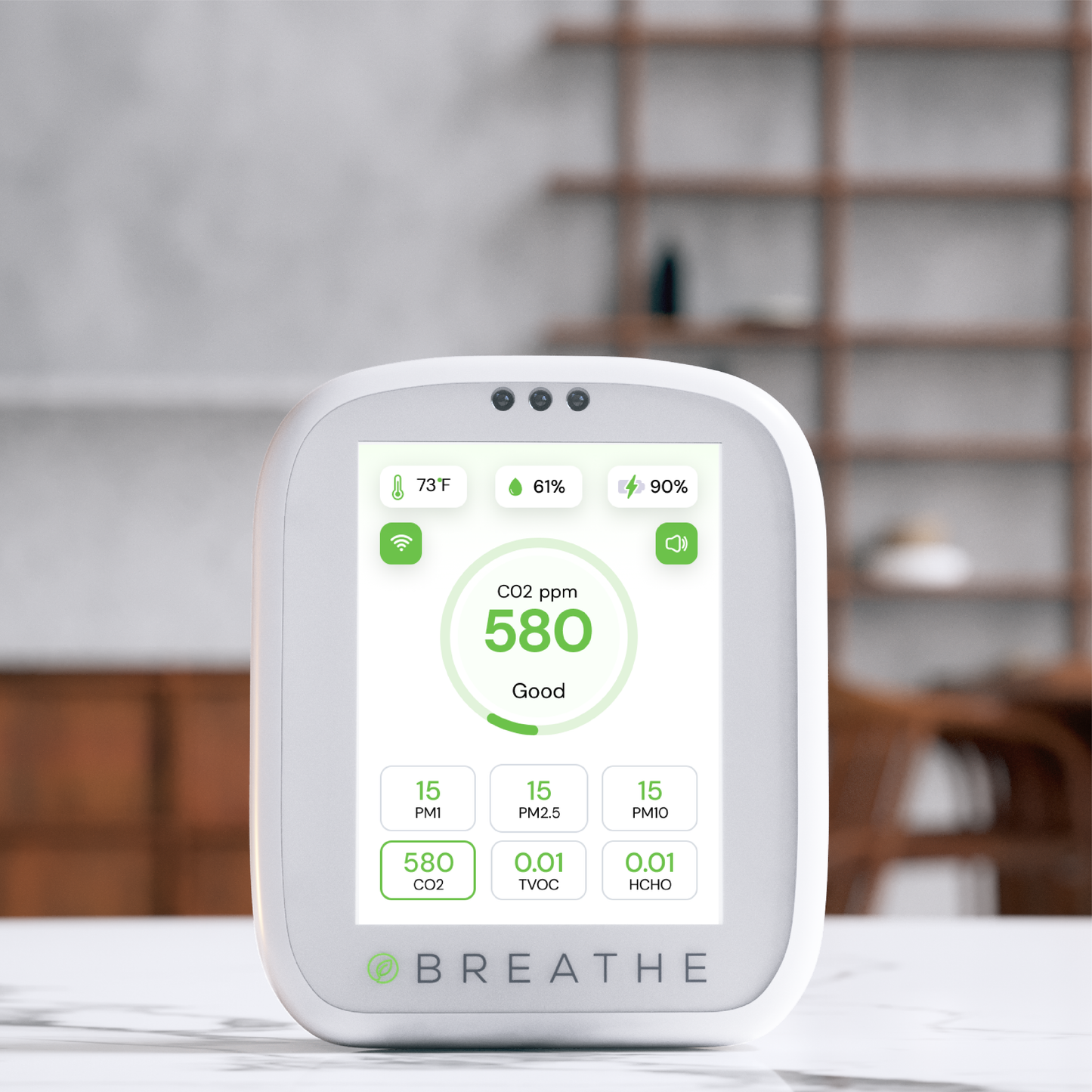 BREATHE Airmonitor Plus 3 Pack